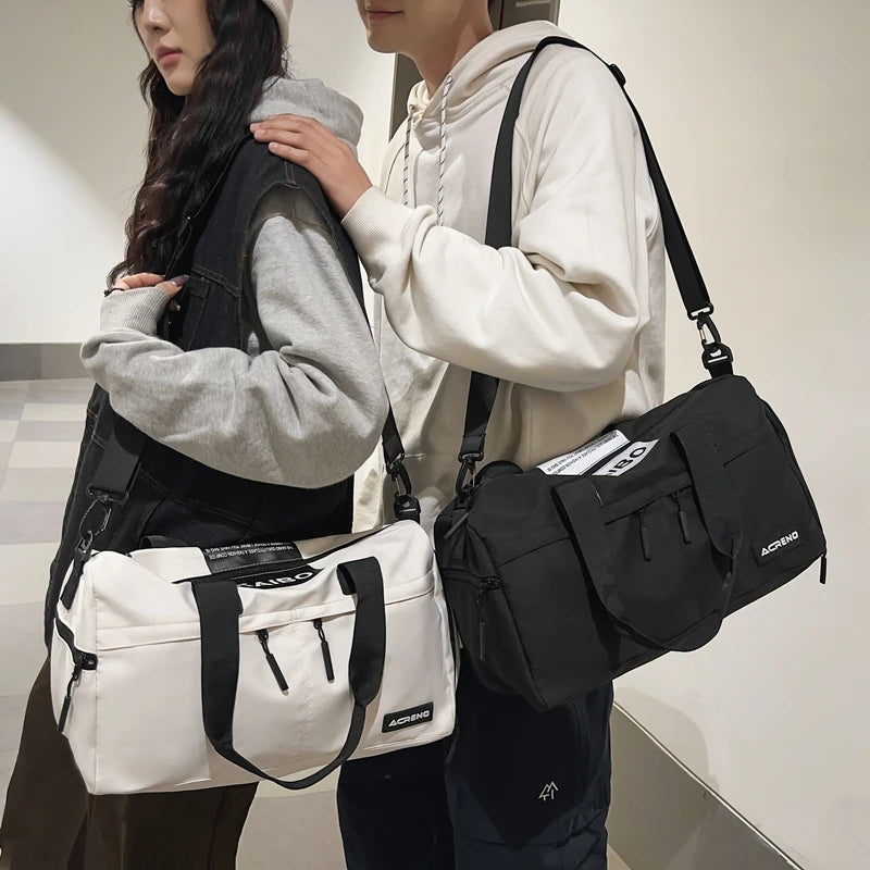 A leisure fashion large capacity fitness travel bag, waterproof fabric, large capacity yoga travel fitness various sports RT220