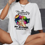 Painted Lips And Hands T-Shirt Women Casual Cotton T Shirt Soft Street Short Sleeve Fashion Comfortable All Match Tops Female RT220