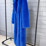 Tossy Winter Fur Feather Overcoat For Women Loose Cardigan Solid Luxury Elegant Jacket Clothes Warm 2025 Fur Feather Outwear RT220