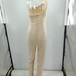 2024 Summer Europe and The United States Sexy Women's Solid Color Nightclub Jumpsuit Casual Pants RT220