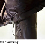 Women Leather Down Jacket Winter 2025 High End Genuine Sheepskin Down Coat Outdoor Thicked Warm Short Puffer Jacket Streetwear RT220