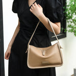 Soft Genuine Leather Messenger Bag Women Design Shoulder Crossbody Bag Purse Fashion Female High Quality Cow Leather Handbag New RT220