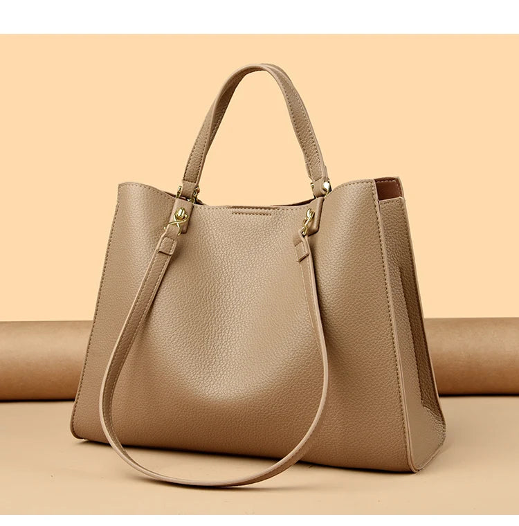 Genuine Brand Luxury Designer Women Bags High Quality Leather Shoulder Crossbody Messenger Tote Bag Large Handbag Purses RT220