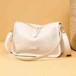 Soft Genuine Leather Messenger Bag Women Design Shoulder Crossbody Bag Purse Fashion Female High Quality Cow Leather Handbag New RT220