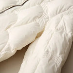 2024 Winter New Fashion Stand Collar X-Long Women Down Jackets Female Casual Loose Ultra Lightweigh White Duck Down Warm Coat RT220