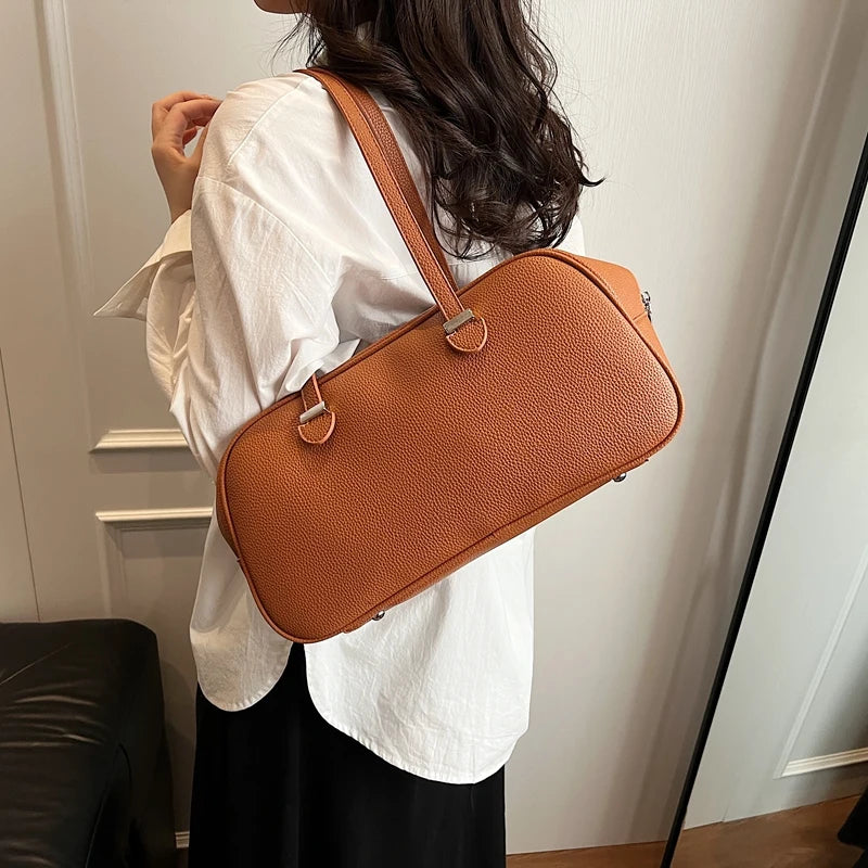 LEFTSIDE Fashion Retro Women Pillow Handbags and Purses 2025 Spring Luxury Leather Tote Bags Trend Females Shoulder Bags RT220