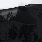 Fashionable Chiffon Blouse Elegant Slim Fit Tweed Style Flare Sleeve Top For Women Autumn 2024 New Arrival Smooths Your Silhouet RT220