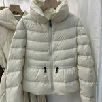 Winter New Down Coats Puffer Jacket Women Simple Casual Elegant Outerwears Stand-up Collar Thick Slim Warm Short Down Jackets RT220