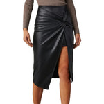 Beach Cover up Skirt Slit Mid Length Sexy Hottie Hip Hugging Leather Skirt For Women In Autumn And Leopard Print Mini Skirt RT220