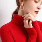Women Fall Turtleneck Sweater Knitted Soft Pullovers Cashmere Jumpers Basic Soft Sweaters For Women 2025 Autumn Winter RT220