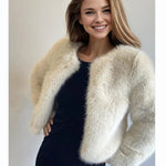 Women's Winter Warm Imitation Mink Fur Jacket Fashionable And Casual Style RT220