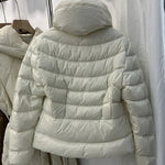 Winter New Down Coats Puffer Jacket Women Simple Casual Elegant Outerwears Stand-up Collar Thick Slim Warm Short Down Jackets RT220