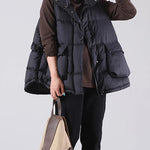 Winter Ultra Light Thin Duck Down Vest Feather Jacket Women Quilted Short Warm Basic Casual Oversize Waistcoat RT220