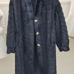 Women Fur Cardigan Thickened Long 2024Autumn Winter V-neck Jacket Female Loose Simple Leisure With Buttons Casual Faux Fur Coat RT220