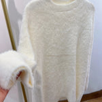 Women Sweater Womens Winter Sweaters Pullover Traf Female Knitting Overszie Long Sleeve Loose Knitted Outerwear Ropa De Mujer RT220