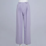 2024 New Pantalones De Mujer Women's Wide Leg Pants Elastic High Waisted Knit Casual Palazzo Pants Trousers With Pockets RT220