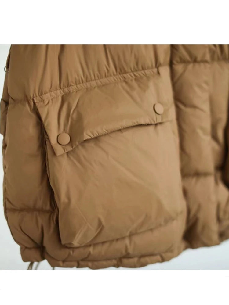 Winter Ultra Light Thin Duck Down Vest Feather Jacket Women Quilted Short Warm Basic Casual Oversize Waistcoat RT220