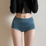 Silk Panties Nice Briefs Soft Underwear Women's Mid rise Elegance Girls Sexy Lingerie RT220