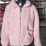 Autumn Winter Faux Fur Coat Women 2025 Khaki Casual Warm Soft Zipper Fur Jacket Plush Overcoat Pocket Teddy Coat Female Jacket RT220