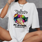 Painted Lips And Hands T-Shirt Women Casual Cotton T Shirt Soft Street Short Sleeve Fashion Comfortable All Match Tops Female RT220