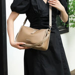 Soft Genuine Leather Messenger Bag Women Design Shoulder Crossbody Bag Purse Fashion Female High Quality Cow Leather Handbag New RT220