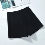 Plus Velvet Thicker Shorts Women Korean Style All-match Sexy Kpop High Waist Autumn Winter Club Streetwear Fashion Solid Buttons RT220