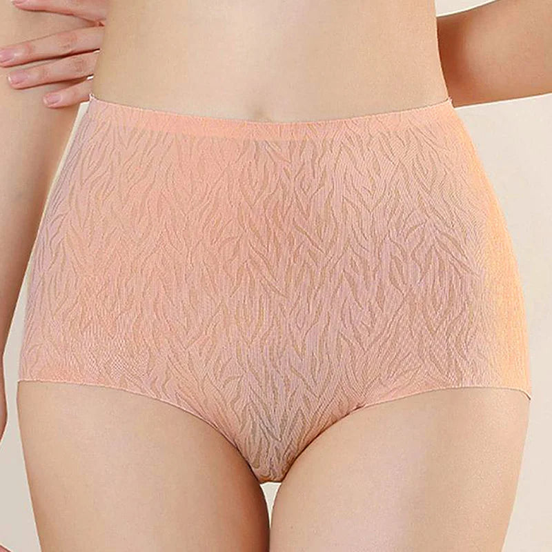 Women's High Waist Shapewear Panties Sexy Breathable Underwear Female Seamless Tummy Control Briefs Underpants Slimming Lingerie RT220