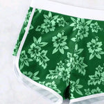 2025 Halter Sporty Bikinis Printed Swimsuit Women High Waist Shorts Swimwear Female Bathers Bathing Swimming Swim Suit Beachwear RT220