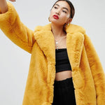 Thick Faux Fur Jacket Women Wine Red Autumn Winter Korean Maxi Coat Long Warm Luxury Fur Black Parkas Bontjas Furry Outerwear RT220