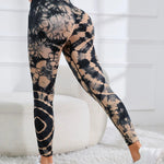 Women Print  Seamless Pants Leopard High Waist Leggings Thin Fitness Pant Push Up Legging Sports Pants Gym Workout Tights RT220