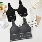 Bras For Women Sports Fitness Seamless Bra Tops Full Coverage Female Removable Wireless Bralette Breathable Bra RT220