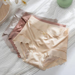 Silk Panties Nice Briefs Soft Underwear Women's Mid rise Elegance Girls Sexy Lingerie RT220