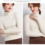 Women Fall Turtleneck Sweater Knitted Soft Pullovers Cashmere Jumpers Basic Soft Sweaters For Women 2025 Autumn Winter RT220