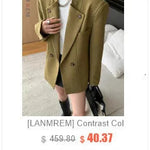 [LANMREM] Faux Fur Thick Warm Coats Lapel Single Breasted Office Lady Elegant Female Outwear Fashion 2025 Winter New 26C1095 RT220