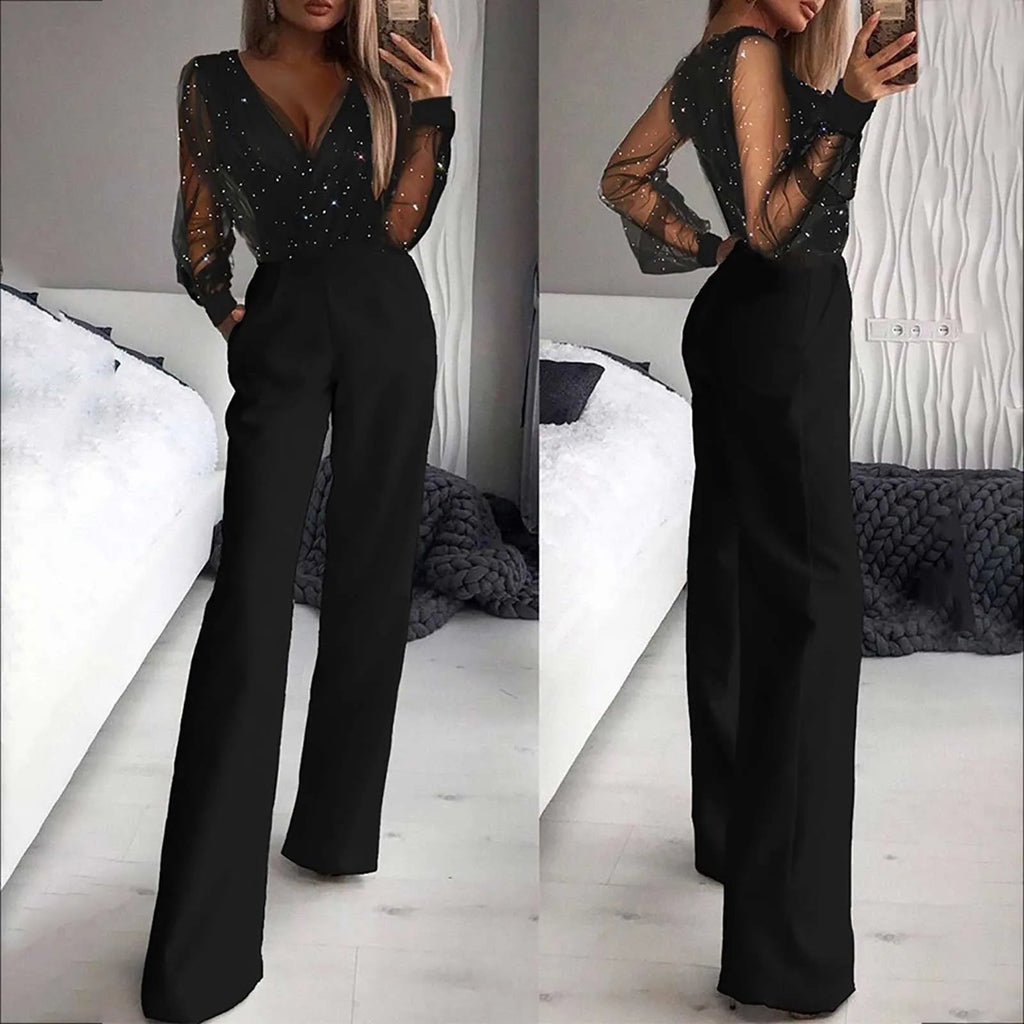 Womens Strapless Jumpsuit Casual Fashion Women'S Solid Color Long Sleeved Pants Summer Woman Fluid Pants Korean Chiffon Jumpsuit RT220
