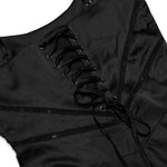 Suninheart Summer Black Spaghetti Strap Lace Up Formal Dress Sequin Hollow Out Prom Party Evening Dress Sexy Women New In Dress RT220