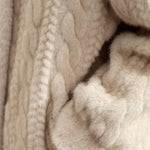 Women Fur Cardigan Thickened Long2025Spring And Autumn V-neck Jacket Female Loose Simple Leisure With Buttons Faux Fur Mink Coat RT220