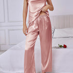 Two Piece Strap Jumpsuit Set Breathable Versatile Multi Color Options Comfortable Skin Friendly Outerwear Layering Two Piece Set RT220