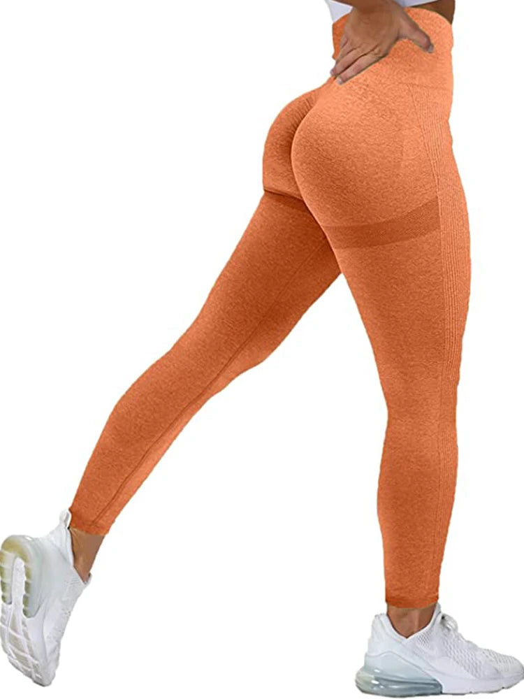 Women Seamless Workout Leggings High Waist Push Up Leggings Ladies Sexy Gym Legging Fashion Black Sports Leggings RT220