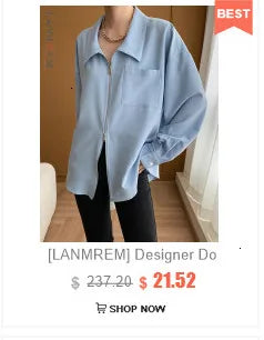 [LANMREM] Pleated Wool Shorts For Women High Waist Straight Office Lady Loose Clothing Korean Style 2025 Summer New 26D8692 RT220