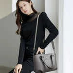 Genuine Soft Leather Shoulder Crossbody Bags for Women Hot sale Luxury Handbag Women Bag Designer Casual Tote Messenger Bag Sac RT220