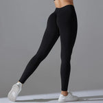 Outdoor Seamless Sports Leggings High Waist Quick-drying Yoga Running Fitness Pants Women's Peach Hip-lifting Leggings Sports RT220