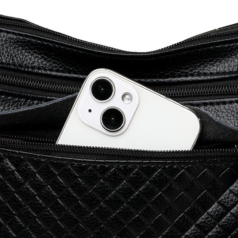 Fashion Women's Brand Trendy Shoulder Bag Leather Crossbody Bag High Quality Women Tote Bags 2024 Large Capacity Female Handbags RT220