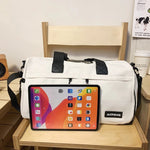 A leisure fashion large capacity fitness travel bag, waterproof fabric, large capacity yoga travel fitness various sports RT220