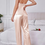 Two Piece Strap Jumpsuit Set Breathable Versatile Multi Color Options Comfortable Skin Friendly Outerwear Layering Two Piece Set RT220