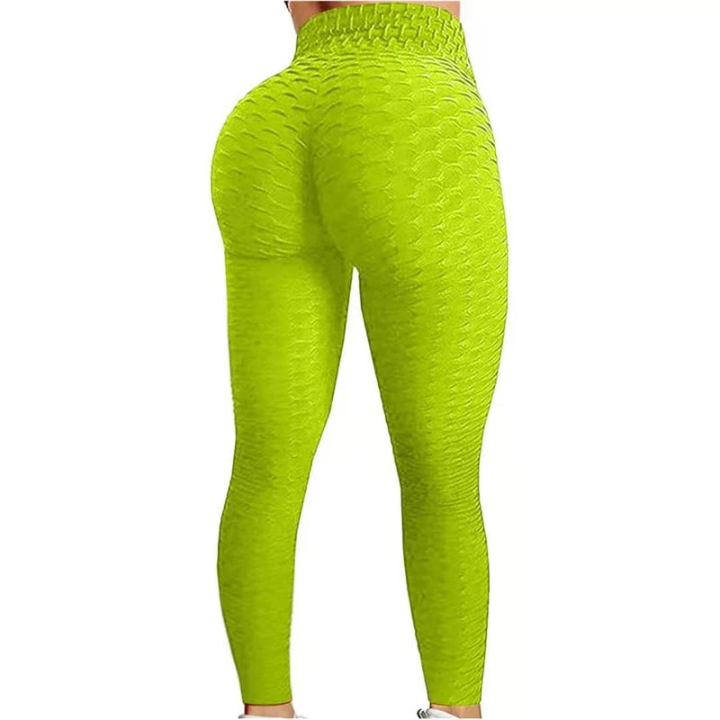 I-MOO Sexy Leggings Hip-lifting Bubble Pants Women High Waist Fitness Leggings Gym Sport Push Up Leggings Women Workout Yoga RT220