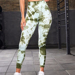 Women Print  Seamless Pants Leopard High Waist Leggings Thin Fitness Pant Push Up Legging Sports Pants Gym Workout Tights RT220