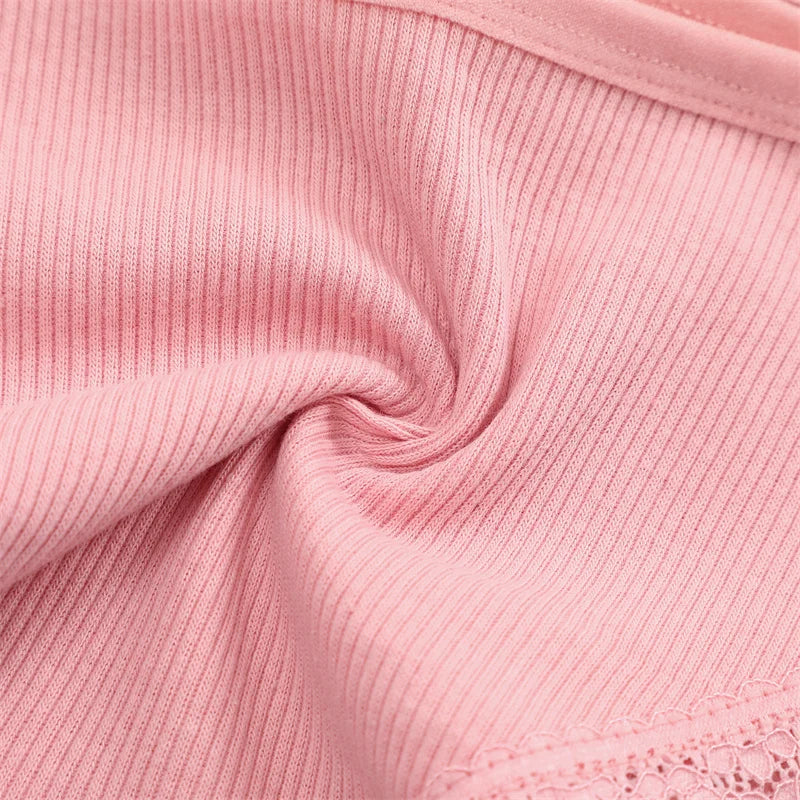 Women Cotton Panties 3PC Sexy Lace Brazilian Panties Cotton Low Rise Underwear for Female Bow Hollow Out Soft Intimates Lingerie RT220