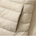 New Fashion Female Sleeveless Jacket Women Winter Light White Duck Down Jacket Slim Puffer Vest Portable Windproof Down Coat RT220