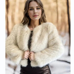 Women's Winter Warm Imitation Mink Fur Jacket Fashionable And Casual Style RT220